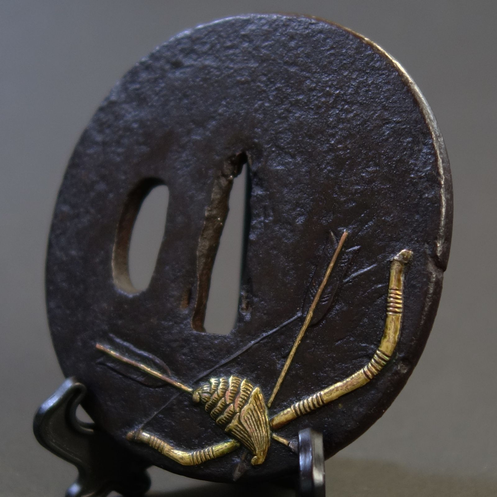 時代鍔 縦71mm横71mm厚さ5mm 時代鍔 縦71mm横71mm厚