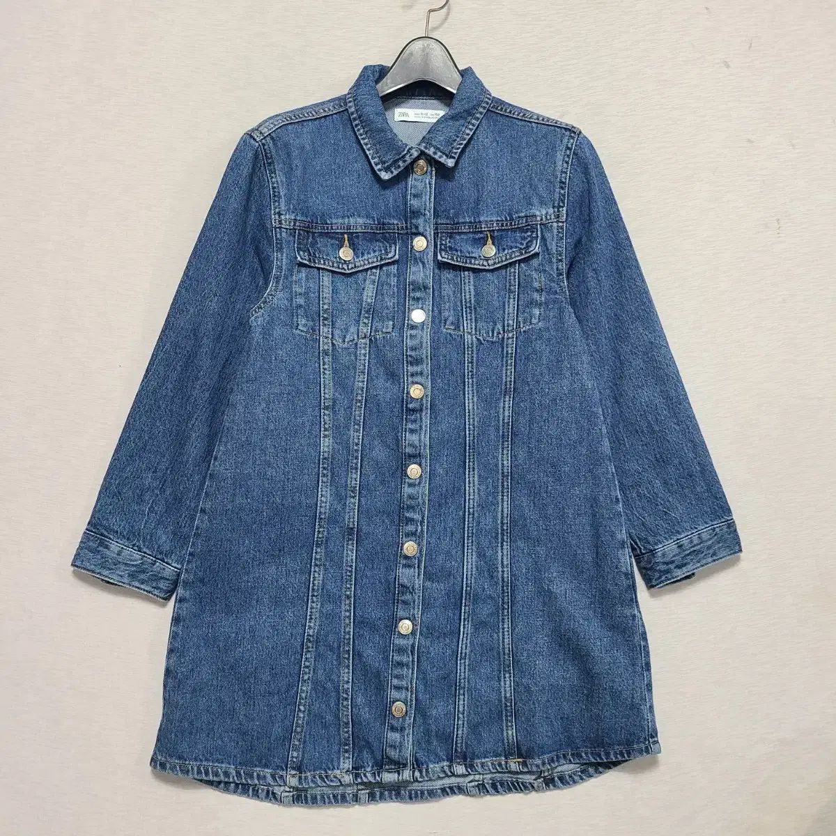 ZARA(ザラ) デニム シャツワンピース トゥイーン 11 ー 12 税金 ― 0120