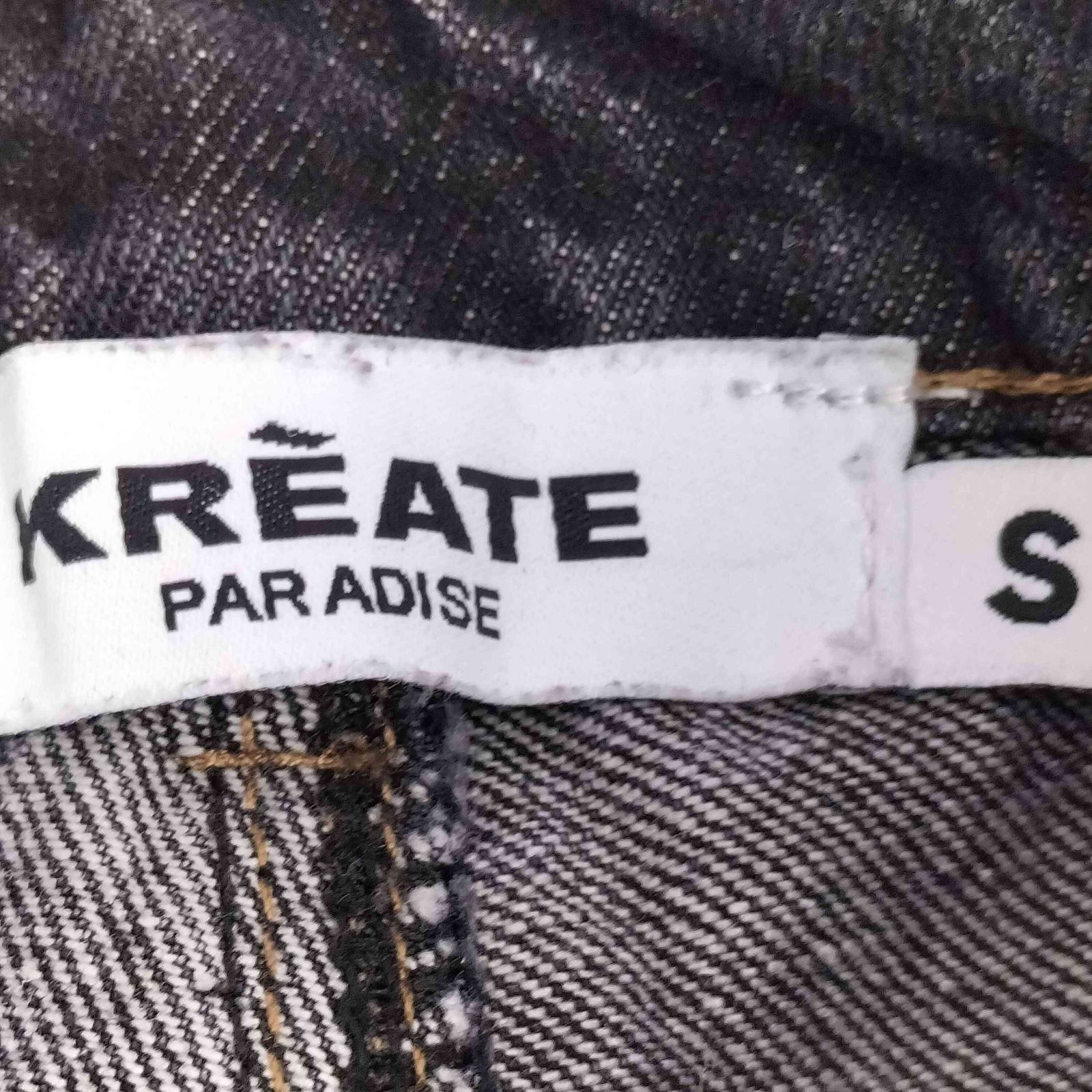 ユーズドフルギ USED古着 KREATE リメイクデニムパンツ メンズ JPN：S