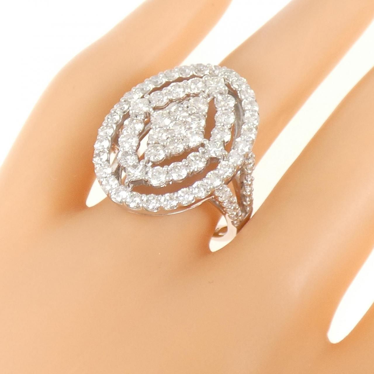 PT900 ダイヤモンド リング 3.00CT - メルカリ