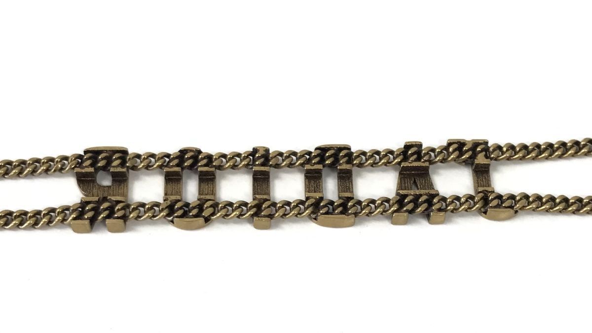 θ Dior/ディオール J'ADIOR ロゴチョーカー ゴールド アンティークゴールドトーン メタル 本体のみ アクセサリー S80241918525
