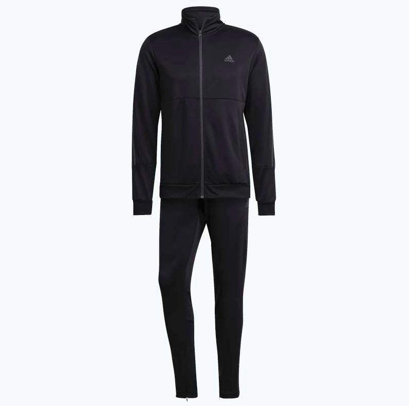 上下セット adidas トレーニングウェア 長袖 黒 メンズ Lサイズ ☆アディダス ADIDAS 新品 メンズ 吸汗速乾 ジャージ トラック