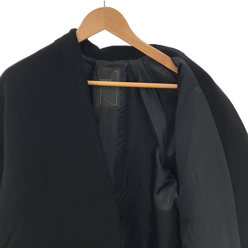 NOBLE ノーブル　MTRウールカシミヤミニマルVコート　2023AW NOBLE ノーブル MTRウールカシミヤミニマルVコート 2023AW