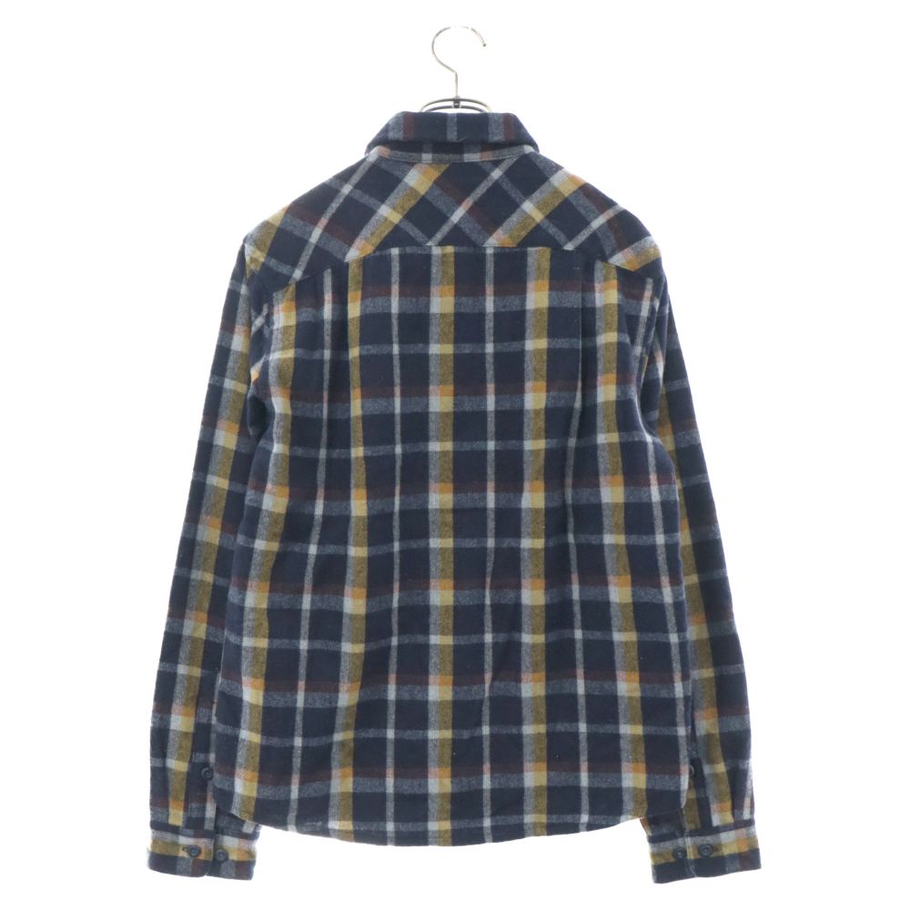 PATAGONIA (パタゴニア) 18AW L/S Recycled Wool Shirt ロングスリーブ リサイクル ウール長袖チェックシャツ フランネルシャツ ネイビー 50785