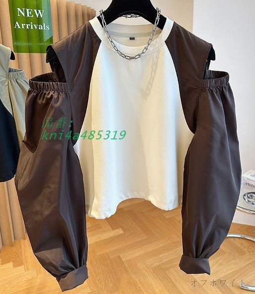 只今タイムセール中。 オフショル トレーナー韓国 ファッ kni4a485319 常識的な