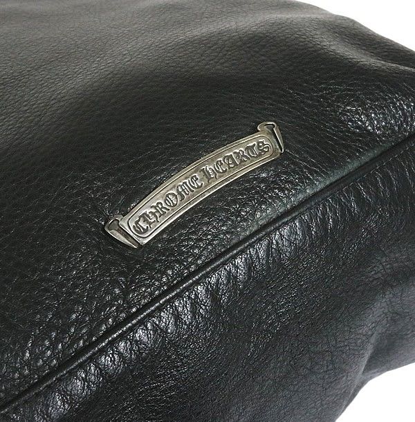 CHROME HEARTS 銀座店 クロムハーツ クロスパッチ ベルトストラップ レザー シルバー SV925 size:30 黒 94222