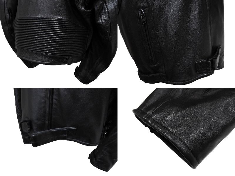 極美品 BALENCIAGA バレンシアガ ロゴバイカージャケット