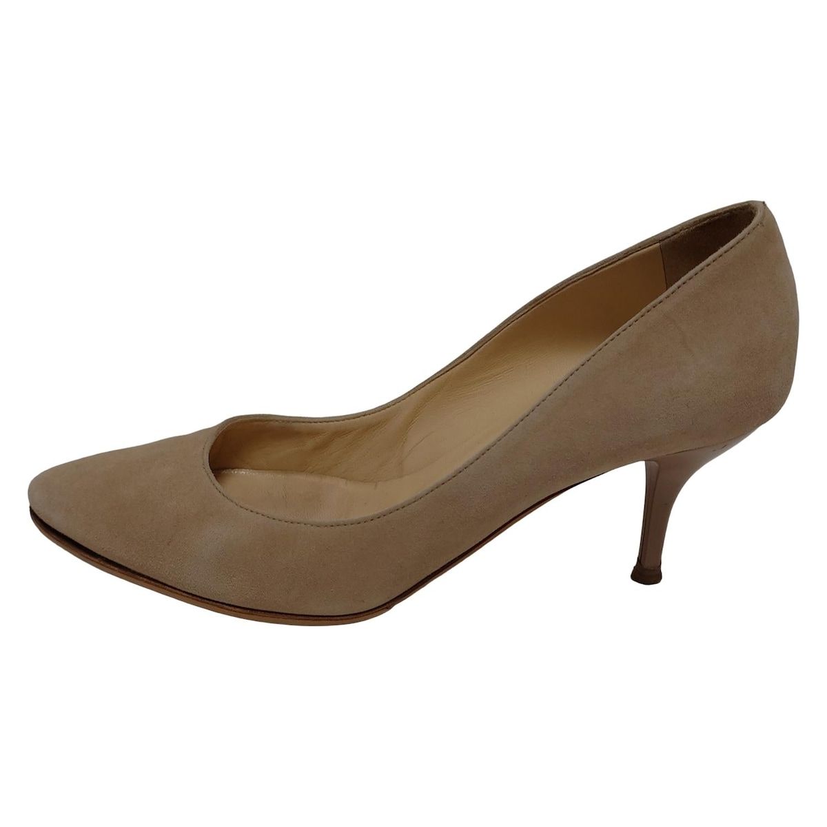 JIMMY CHOO(ジミーチュウ) パンプス 37 1/2 レディース - ベージュ