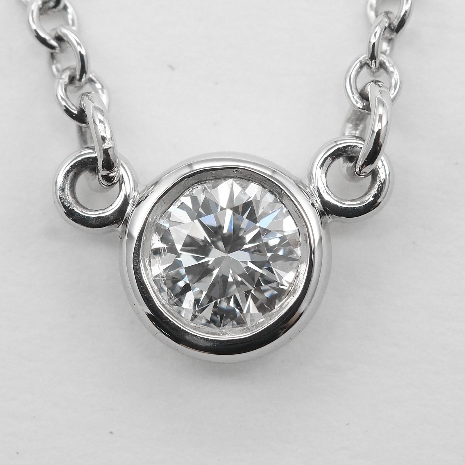 TIFFANY&Co.】ティファニー バイザヤード トップ幅約4mm Pt950プラチナ