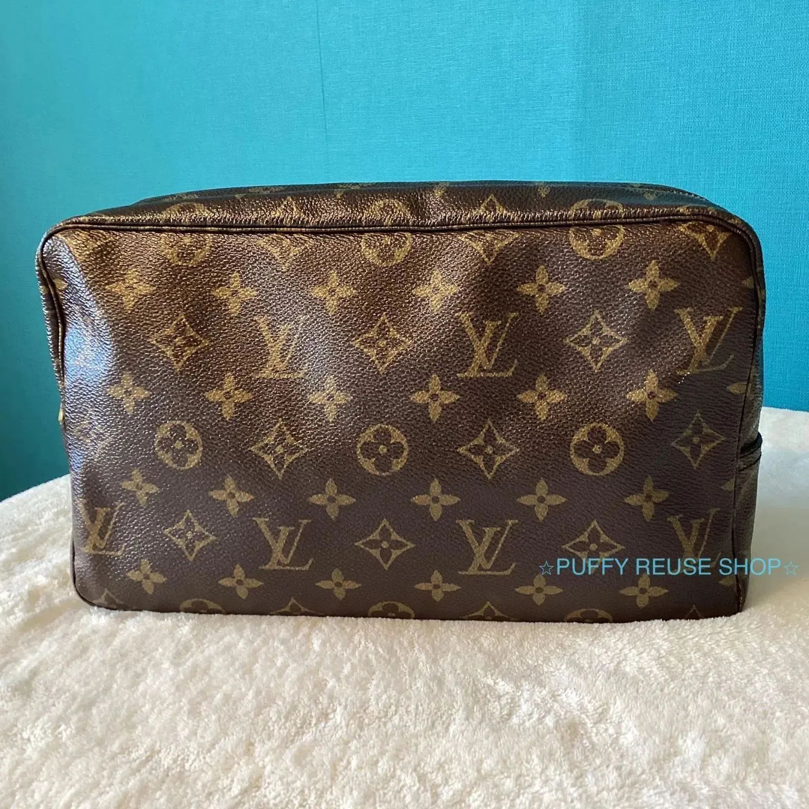 在庫残りわずか 【外見美品】Louis トゥルーストワレット28 Vuitton