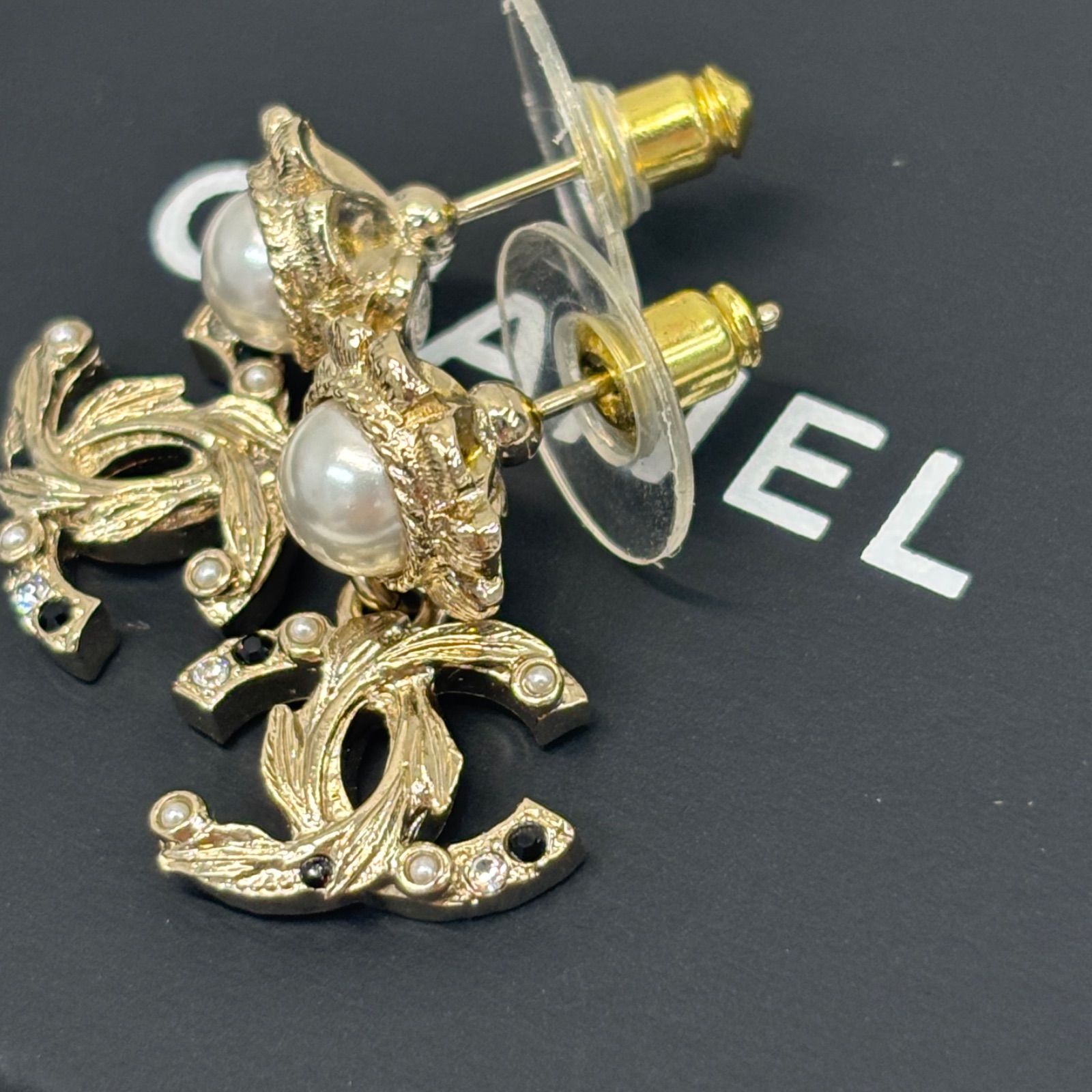 CHANEL シャネル ココマーク ロゴ ピアス パールピアス レディース