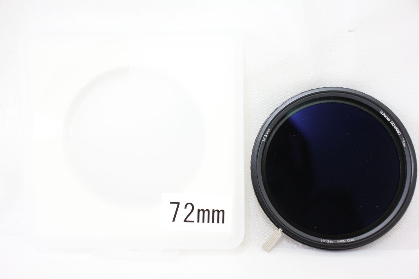 返品保証 Nisi Enhance ND-Vario 1.5-5stops Pro nano VND1324 72mm フィルター M7479