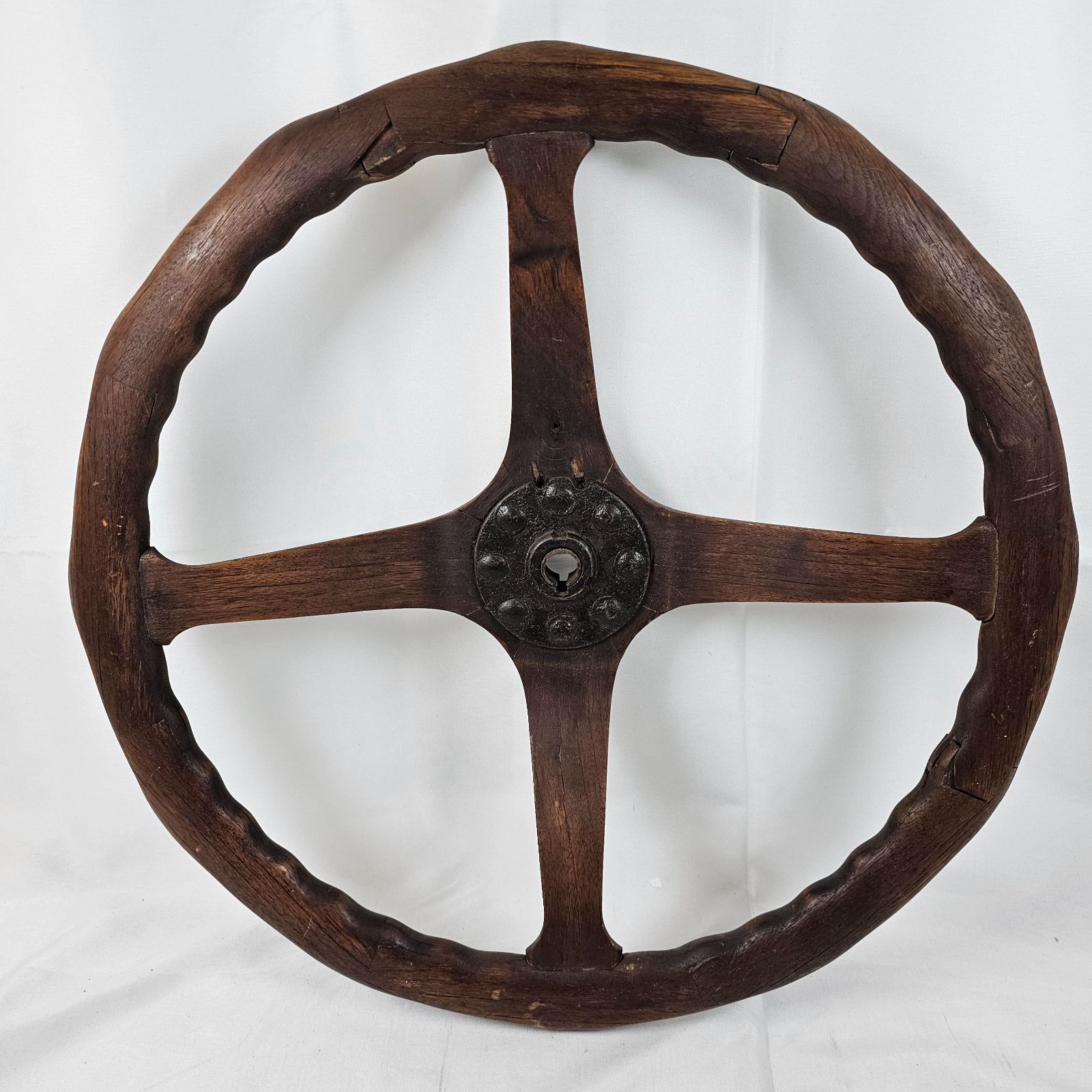 超 1920年製 ウッドステアリング レトロ ヴィンテージ