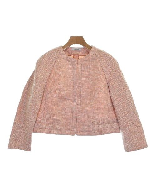 AQUASCUTUM ノーカラージャケット レディース 古着 送料無料