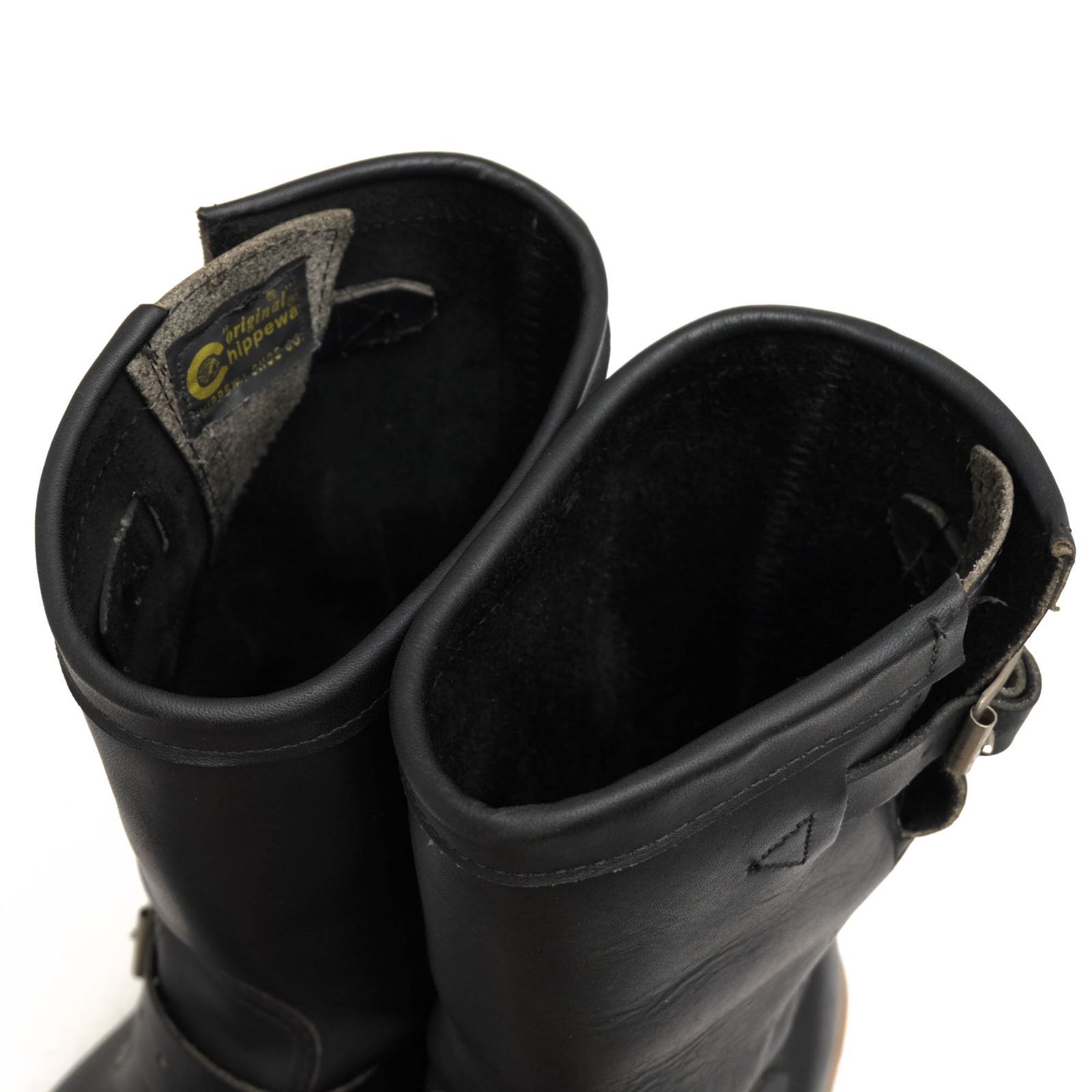 靴/シューズチペワ／CHIPPEWA エンジニアブーツ シューズ 靴 メンズ 男性 男性用レザー 革 本革 ブラック 黒  27899 11" ENGINEER BOOTS BLACK OIL Natural Leather Welt ニトリルイエロープラグ Vibramソール グッドイヤーウェルト製法
