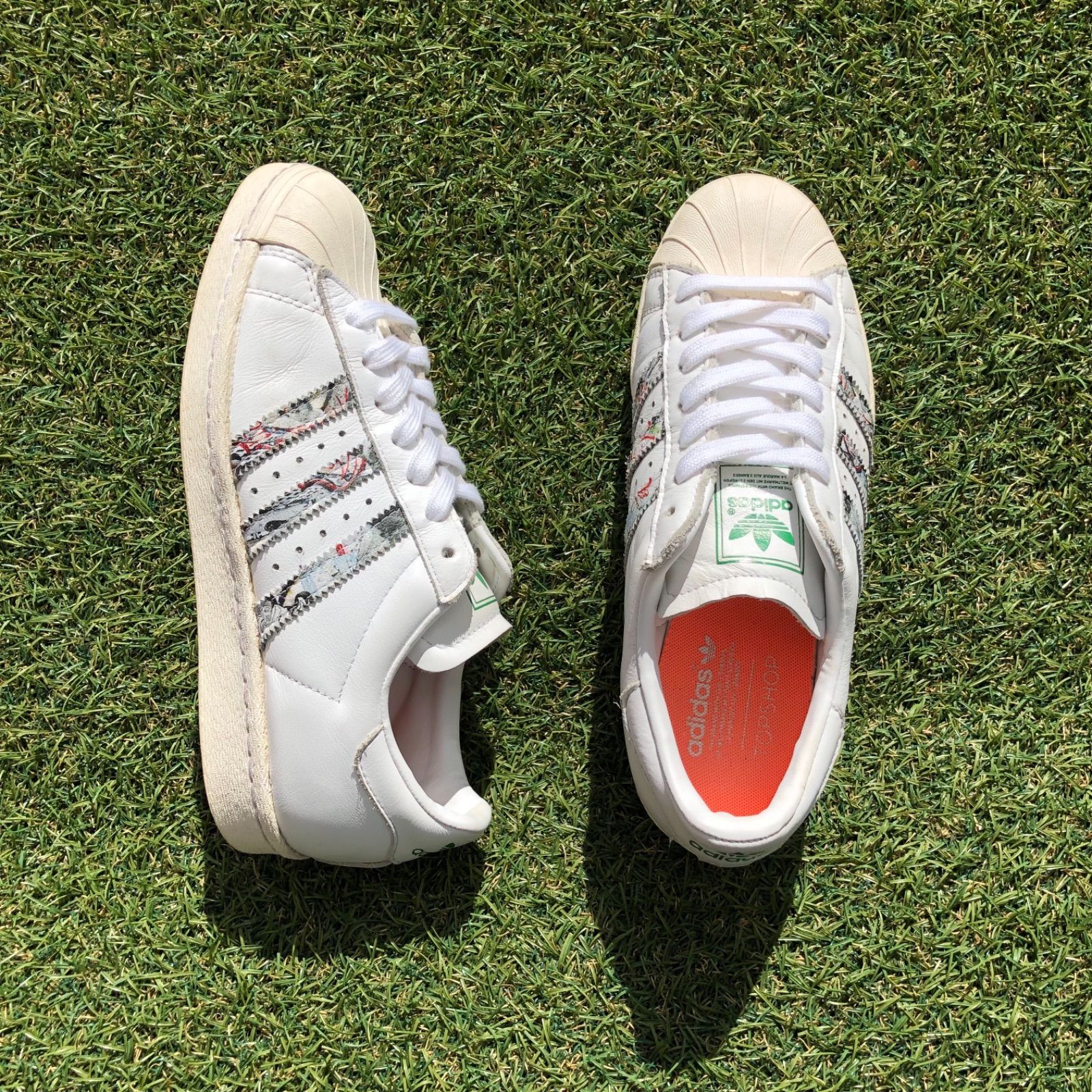 美品23.5 アディダス×トップショップ スーパースター80s A197-