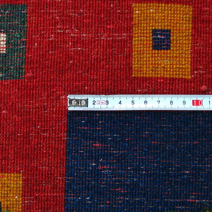 ペルシャ ギャッベラグ 本物 手織り絨毯 ペルシャ絨毯 ギャベ ロリバフ