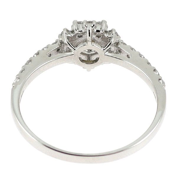 Pt950 天然イエローダイヤモンド リング 0.111ct FVOY SI2 D0.45ct  