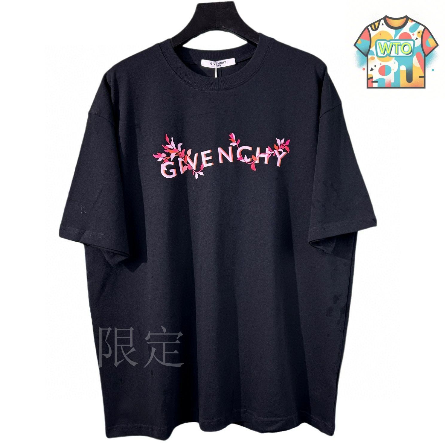 早い者勝ち【GIVENCHY】ローズプリント 4Gレース スリム Tシャツ GIVENCHY(ジバンシィ) 2024SS サンダープリント 4Gモノグラム