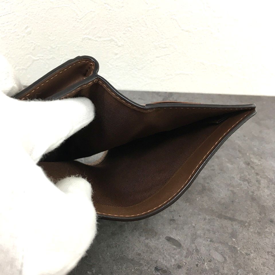 送料込み！ 未使用品 COACH ミディアムウォレット C0082 ブラウン 420  