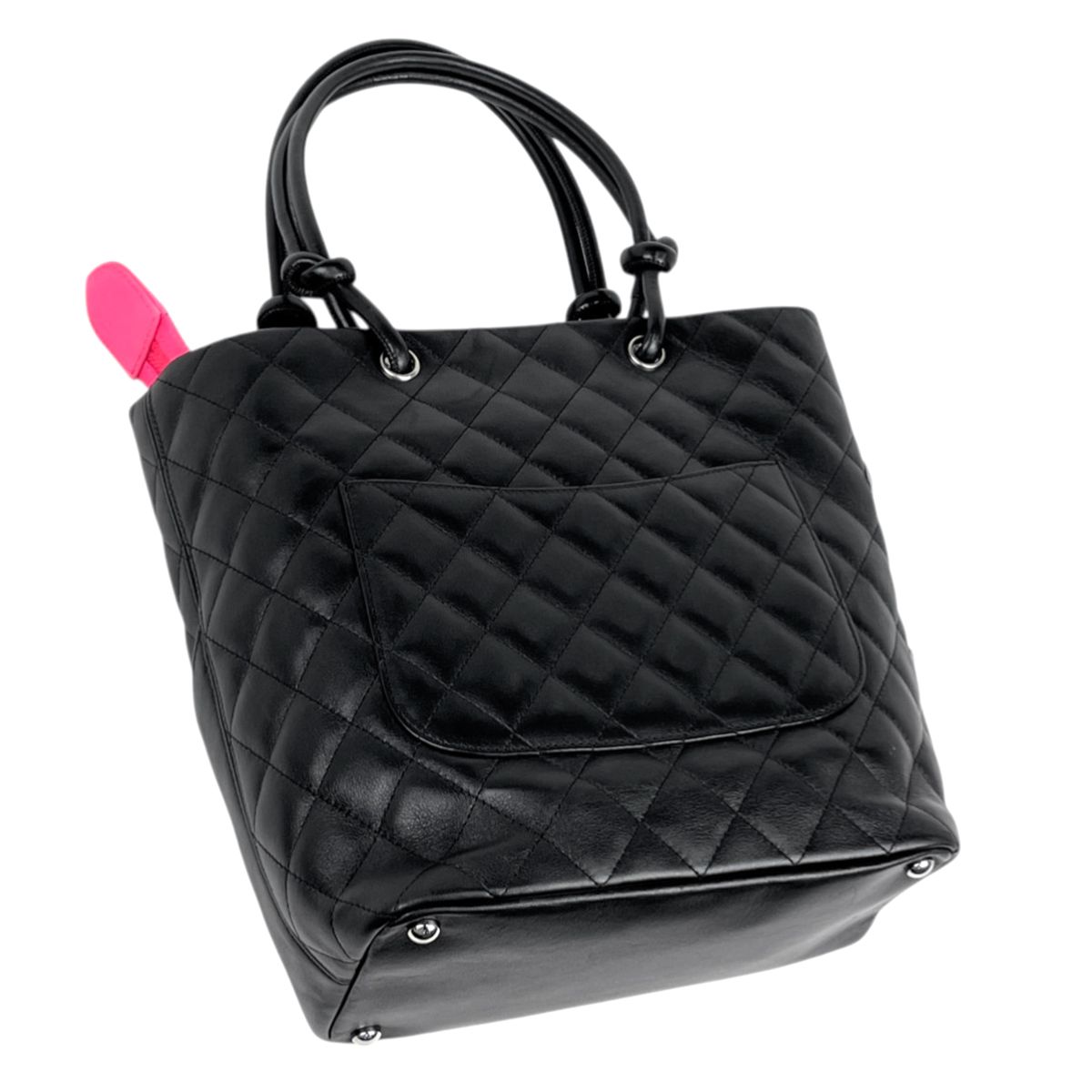 シャネル CHANEL カンボンライン ミディアム トートバッグ ココ