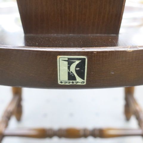 ③ 飛騨産業 HIDA ウィンザーチェア ダイニングチェア キツツキマーク