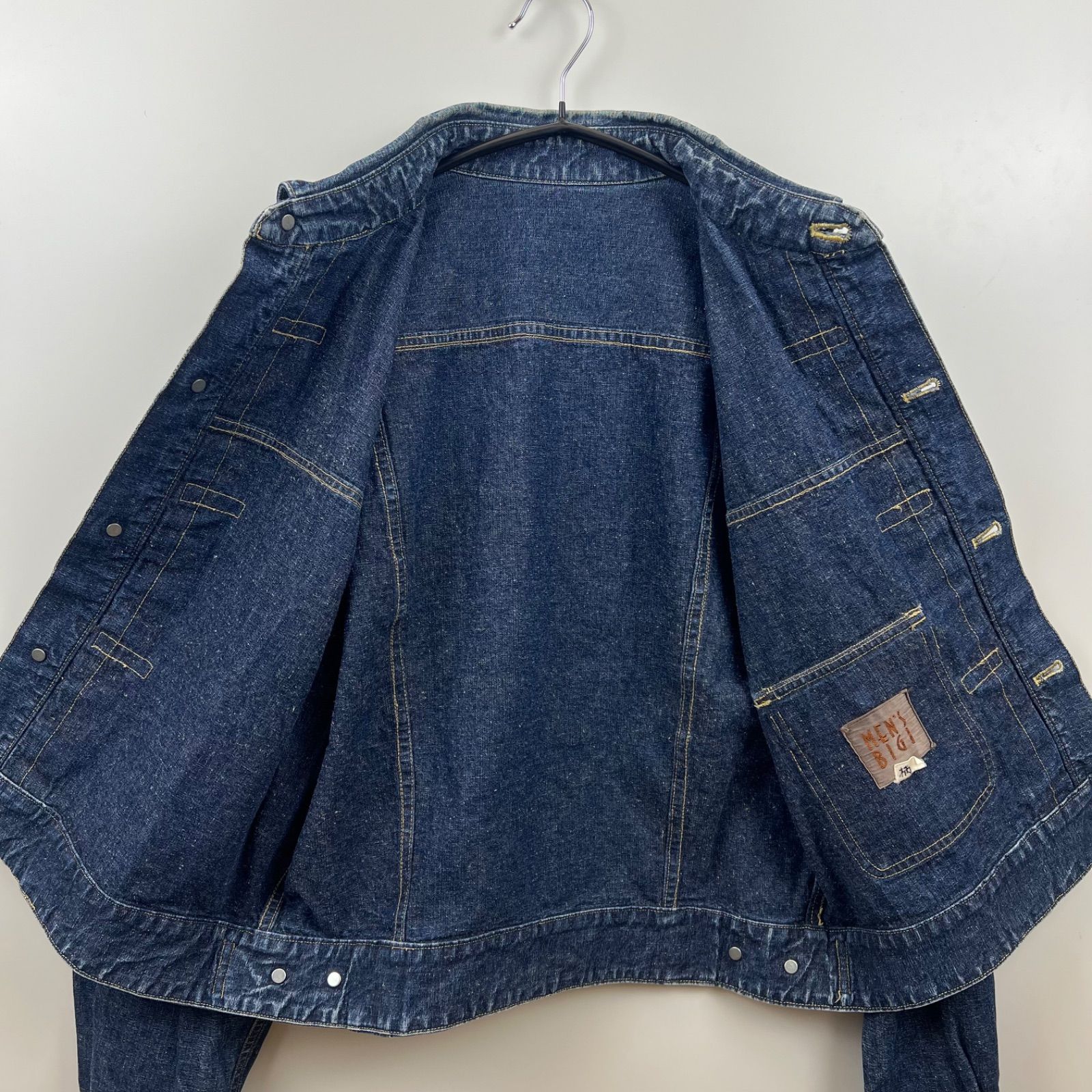 ピロ　BIGI 80年代ジャケット MEN'S BIGI 80s VTG archive 1st denim jacket M メンズビギ