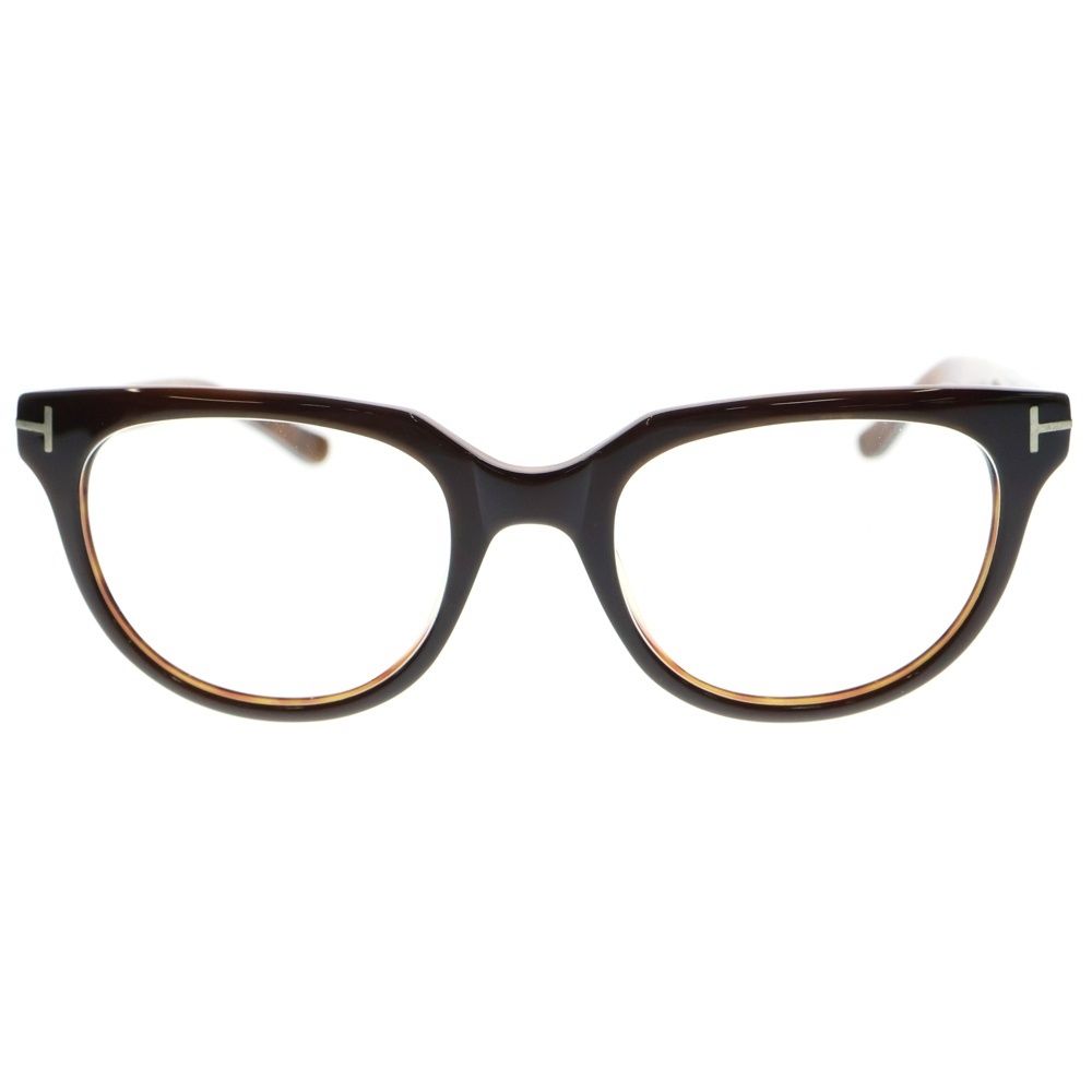 TOM FORD トムフォード Tバー ウェリントンサングラス アイウェア メガネ ブラウン 眼鏡 TF5148 度入り