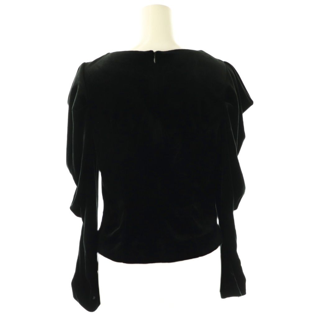 ★新品未使用★Cygne ベロアトップス Agathe サイズ0 シーニュ cygne ベロアトップス Agathe カットソー 0 ブラック