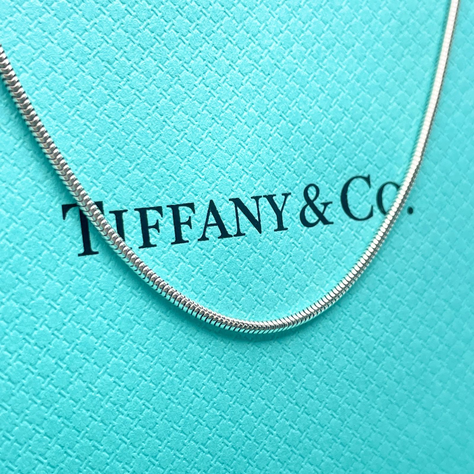 82cm ティファニー ネックレス シルバー925 スネークチェーン ロング Tiffany&Co. /24-720 - メルカリ