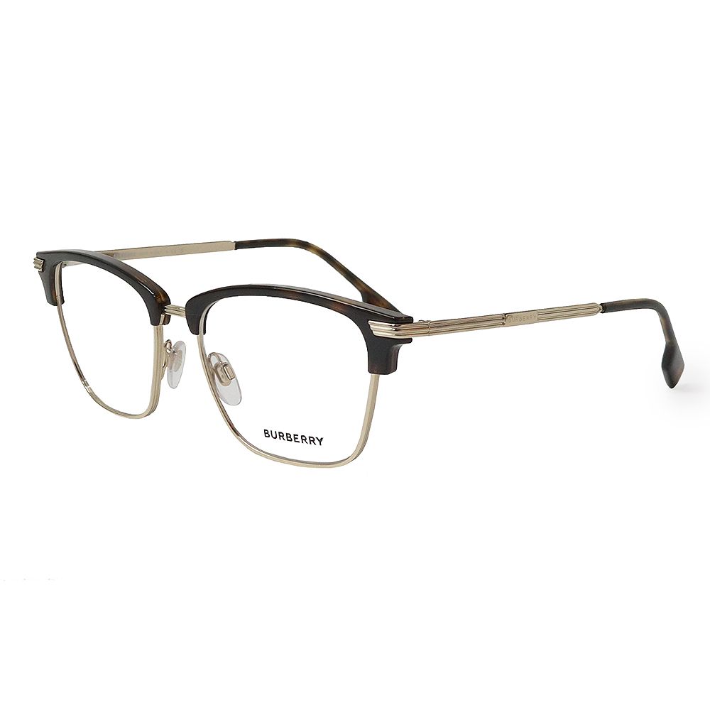 バーバリー サングラス メガネ 眼鏡 アイウェア PEARCE メタル ブラウン 茶 べっ甲 ライトゴールド金具 B2359 BURBERRY