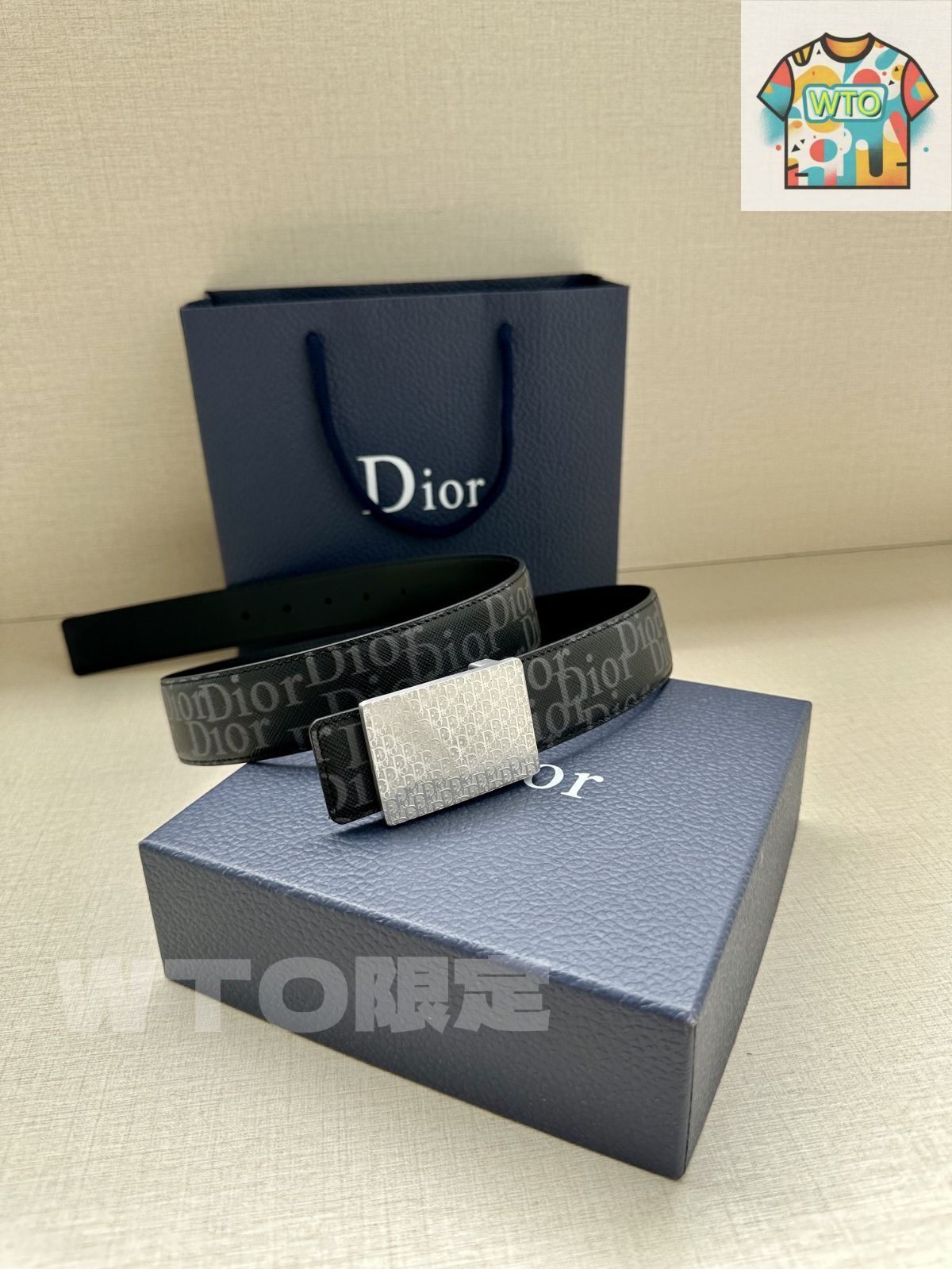 DIOR 両面使いベルト= DIOR 両面使いベルト - メルカリ
