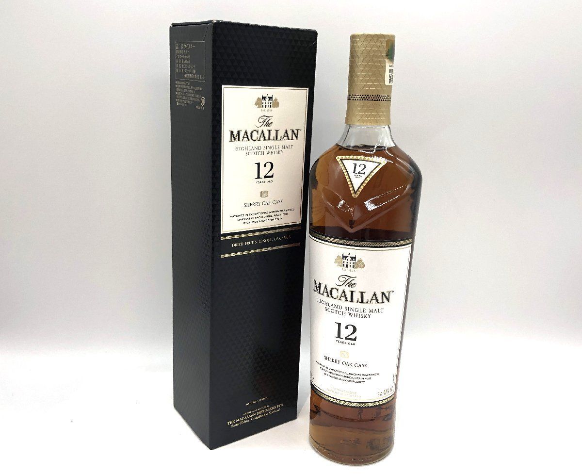 ウイスキー マッカラン 12年 シェリーオークカスク 750ml 重量番号:2