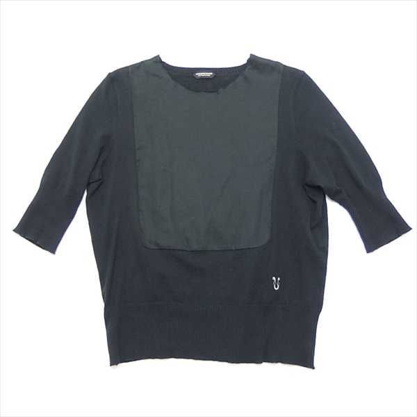アンダーカバー ニット切替カットソー UNDERCOVER アンダーカバー シルク 切り替え コットン ナイロン
