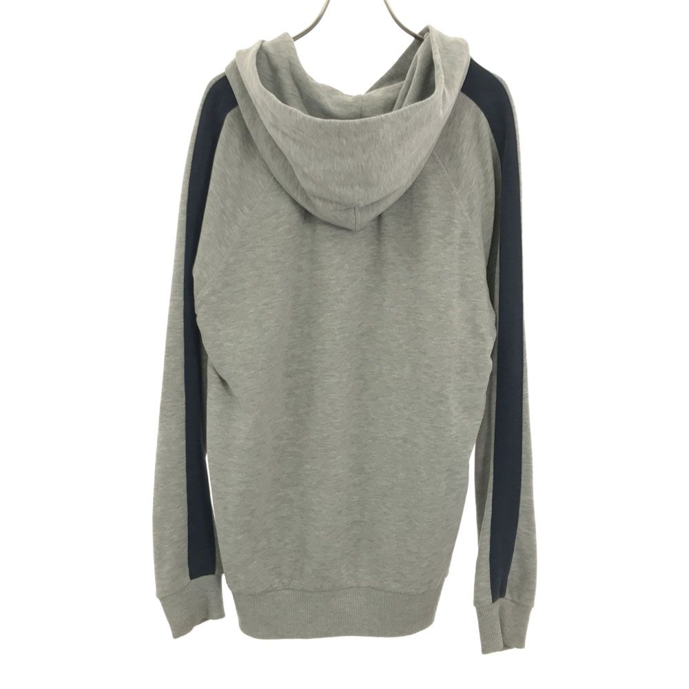 ハイドロゲン テニス プリント 長袖 スウェットパーカー S グレー