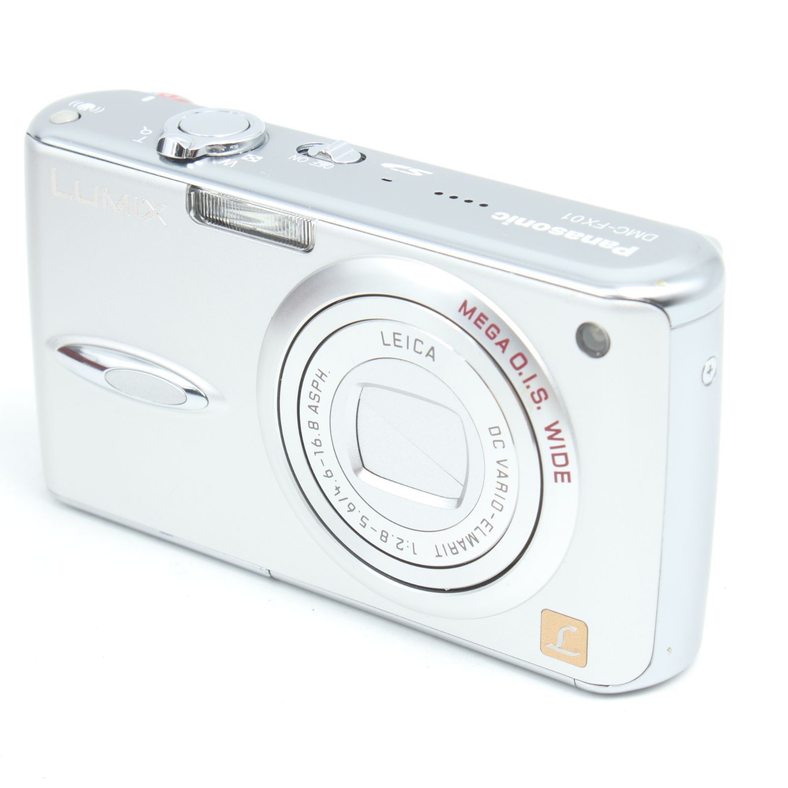 Panasonic DMC-FX01 コンパクトデジタルカメラ ホワイト 概要 デジタルカメラ DMC-FX01 | LUMIX（ルミックス） ミラー