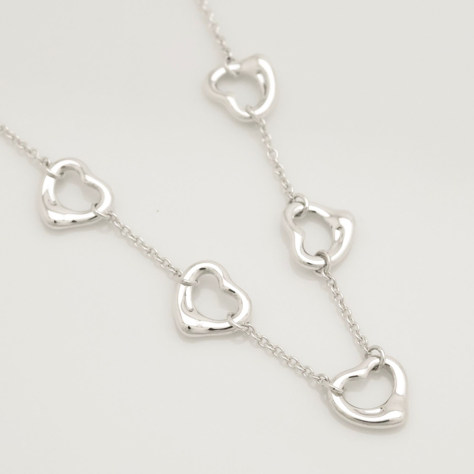 Tiffany&Co. Elsa Perettiオープンハート 5連ネックレス TIFFANY&Co. ティファニー エルサペレッティ・オープンハート・5