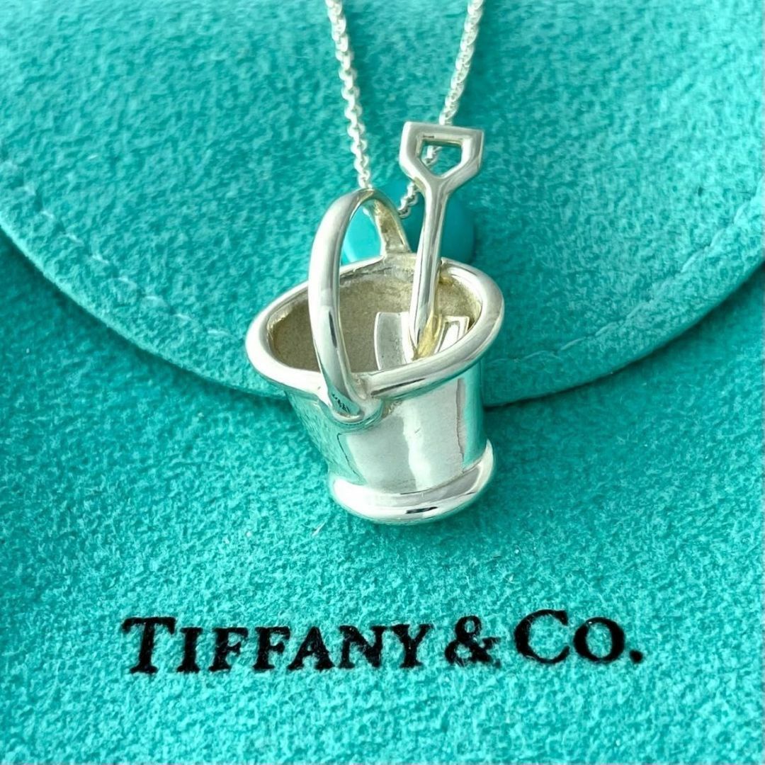 ティファニー バケツ スコップ ネックレス シルバー T110fe