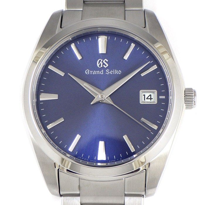 グランドセイコー Grand Seiko 腕時計 ヘリテージ SBGX265 9F62-0AB0 サンレイ ブルー文字盤 デイト SS クオーツアナログ 箱 保付き