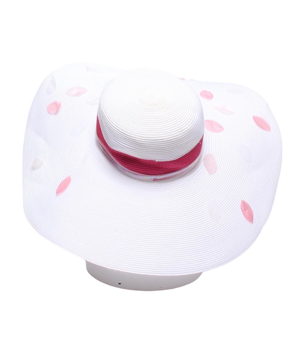 クリスチャンディオール 麦わら帽子 花びら付き キッズ SIZE T4 Christian Dior