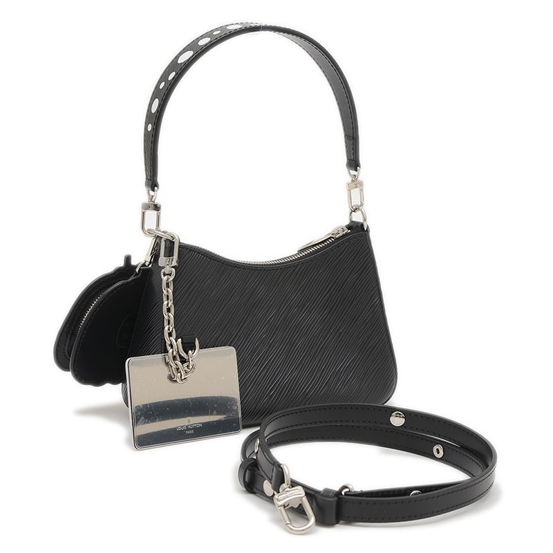 ルイ・ヴィトン LV×YK 草間彌生 エピ マレリーニ 2WAYバッグ ブラック