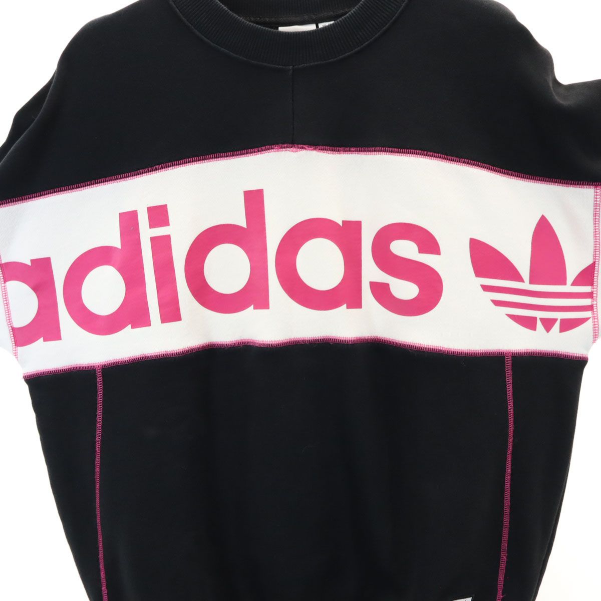 adidas アディダス トレフォイルロゴ 長袖 スウェット