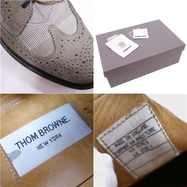 トムブラウン THOM BROWNE レザーシューズ ダービーシューズ ドレスシ