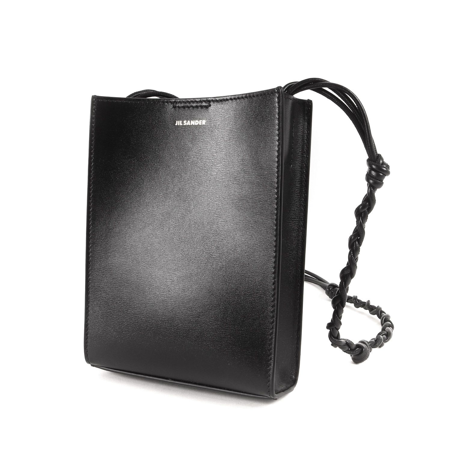 ジルサンダー ショルダーバッグ レザー タングルSM ブラック 黒