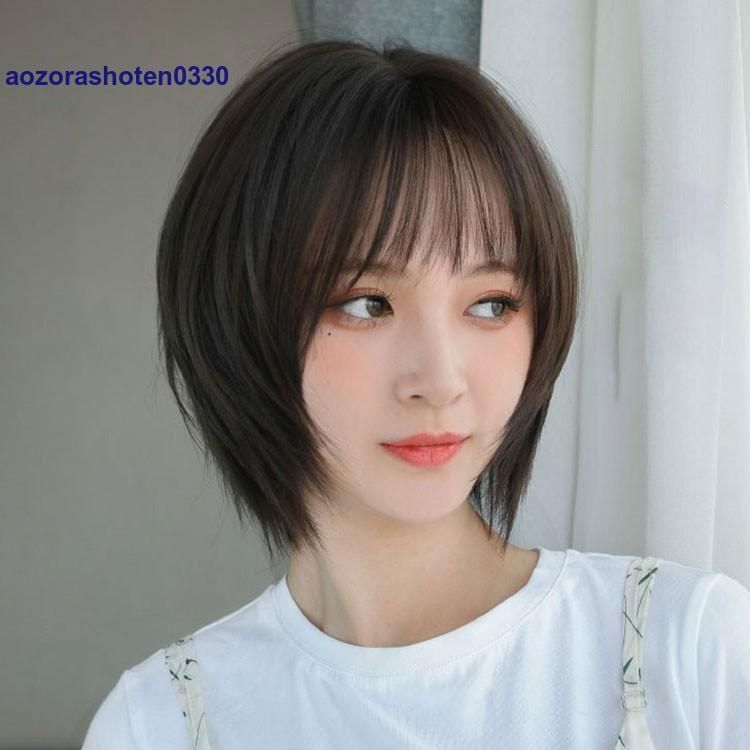 レディースウィッグ フルウィッグ 女性用ウイッグ ショート フルウィッグ 自然 ウイッグ エクステンション かつら イメチェンlwc587注目シリーズ