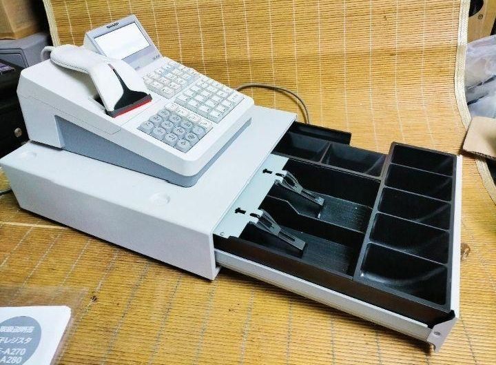 シャープレジスターXE-A280　PC連携　高額スキャナ付き　999555 シャープレジスターXE-A280 PC連携 高額スキャナ付き 999555
