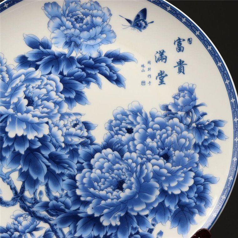 青花磁 茶入れ。 工芸品 美術品 置物 コレクション品 中国陶器 景徳鎮 青花磁 茶入れ。 工芸品 美術品 置物 コレクション品 中国陶器