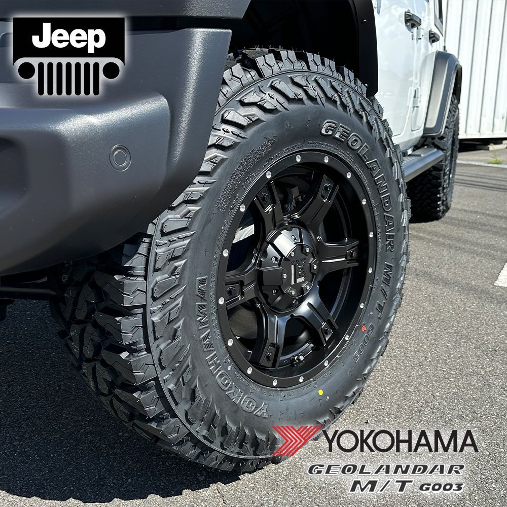 ラングラー JL JK タイヤホイール 17インチ OutLaw YOKOHAMA ジオランダー MT 265/65R17 265/70R17  275/70R17 285/70R17 33x12.50R17 35x12.50R17 37x12.50R17 - メルカリ