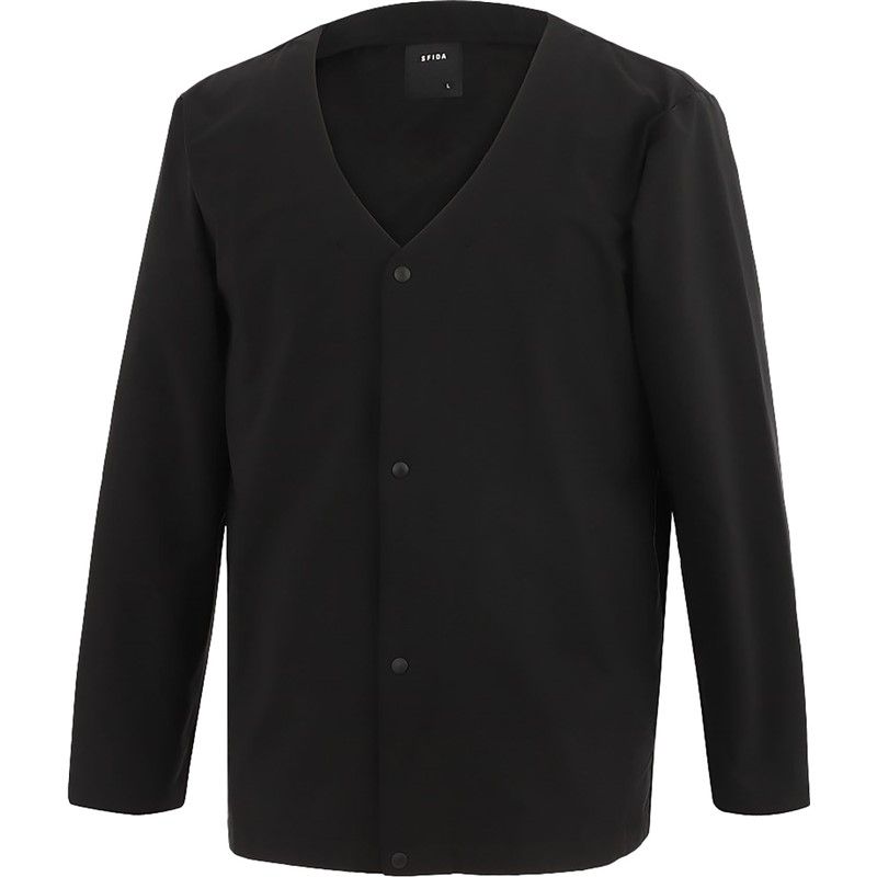  sfida(スフィーダ) SOFTSHELL ノーカラージャケット フットサル その他ジャケット (sa25110-blk)、BLK その他