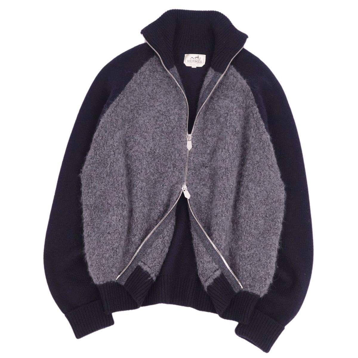 美品 エルメス HERMES 20AW ニット ドライバーズニット カーディガン